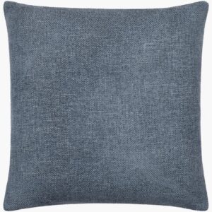 Sajani Slate Blue Pillow by Livabliss