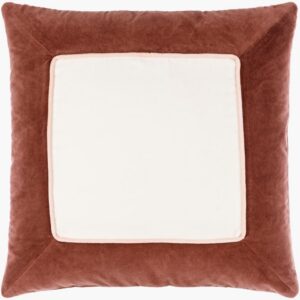 Squared Brown Pillow by Livabliss