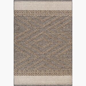 Sarasota Black Outdoor Rug by Livabliss