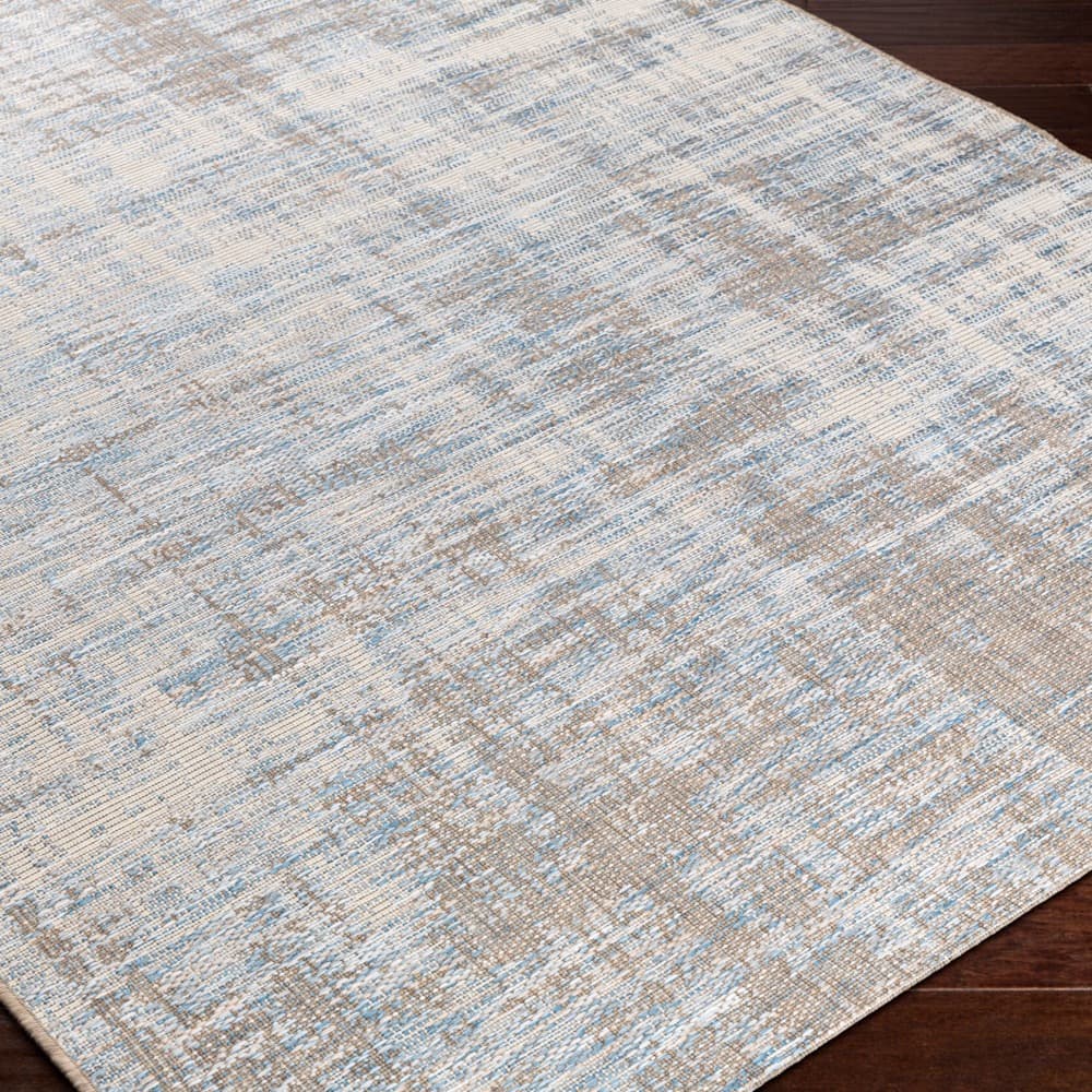 Santa Cruz Blue Outdoor Rug by Livabliss - Image 3