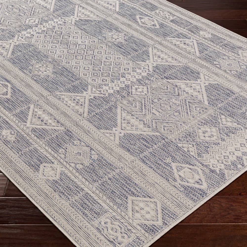 Tuareg Dark Blue Outdoor Rug by Livabliss - Image 3