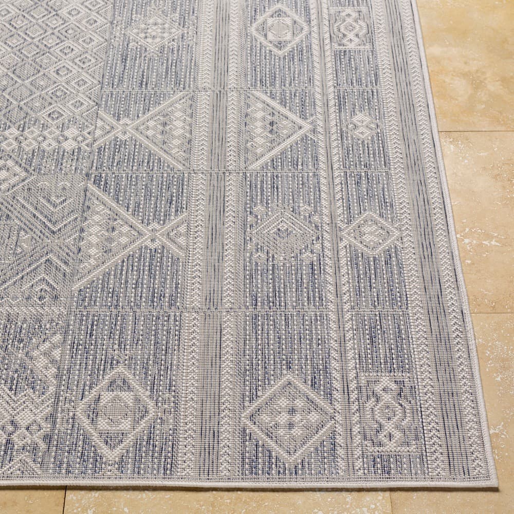 Tuareg Dark Blue Outdoor Rug by Livabliss - Image 5