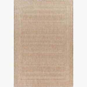 Tuareg Light Beige  Outdoor Rug by Livabliss