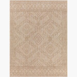 Tuareg Tan  Outdoor Rug by Livabliss