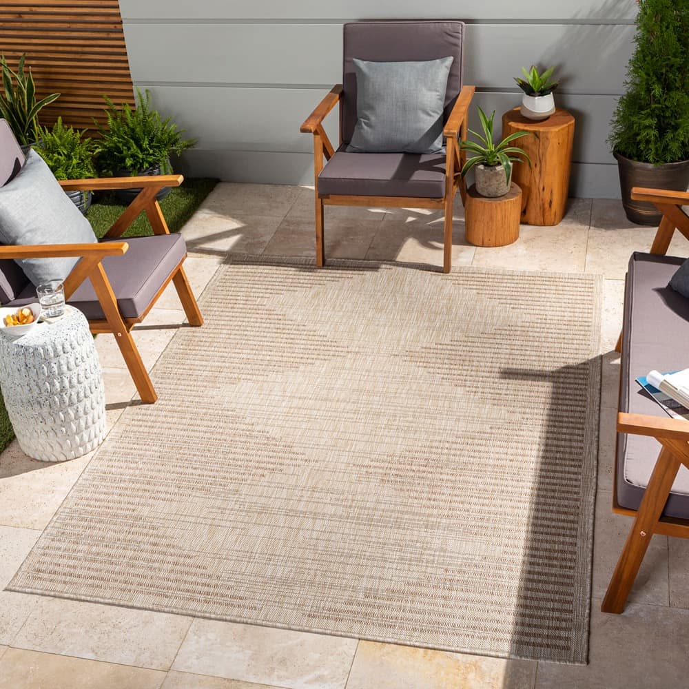 Tuareg Tan Outdoor Rug by Livabliss - Image 2