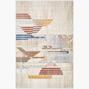 Usonia Polyester Machine Woven Rug by Frank Lloyd Wright Foundation for Livabliss