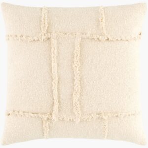 Yulara Ivory Pillow by Livabliss