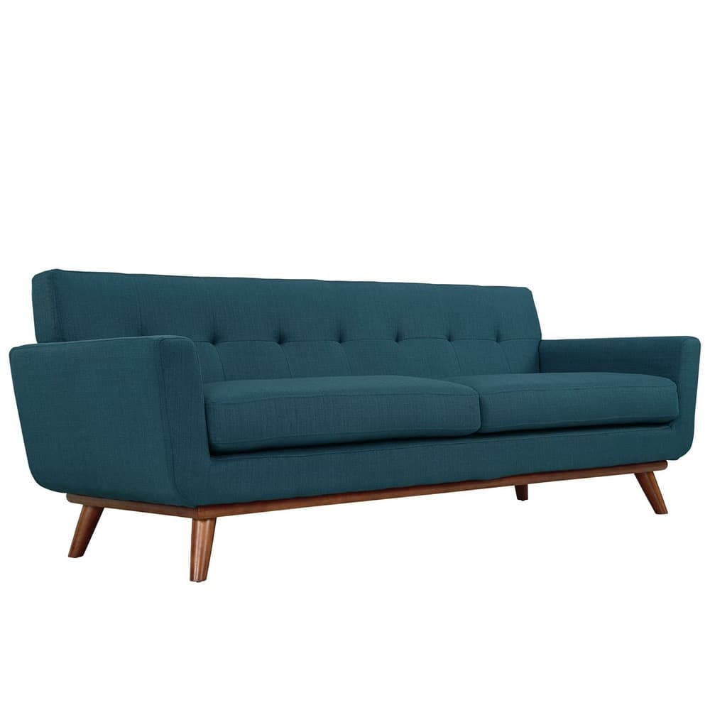 Engage Armchairs and Sofa Set of 3 in Azure by Modway - Image 4