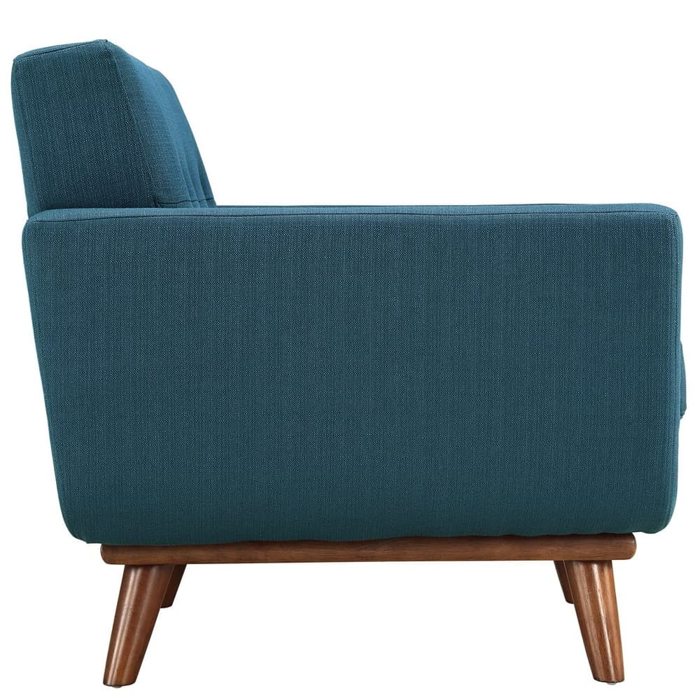 Engage Armchairs and Loveseat Set of 3 in Azure by Modway - Image 3