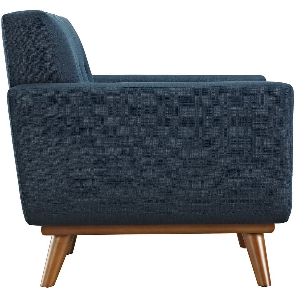 Engage 2 Piece Armchair and Ottoman in Azure by Modway - Image 3