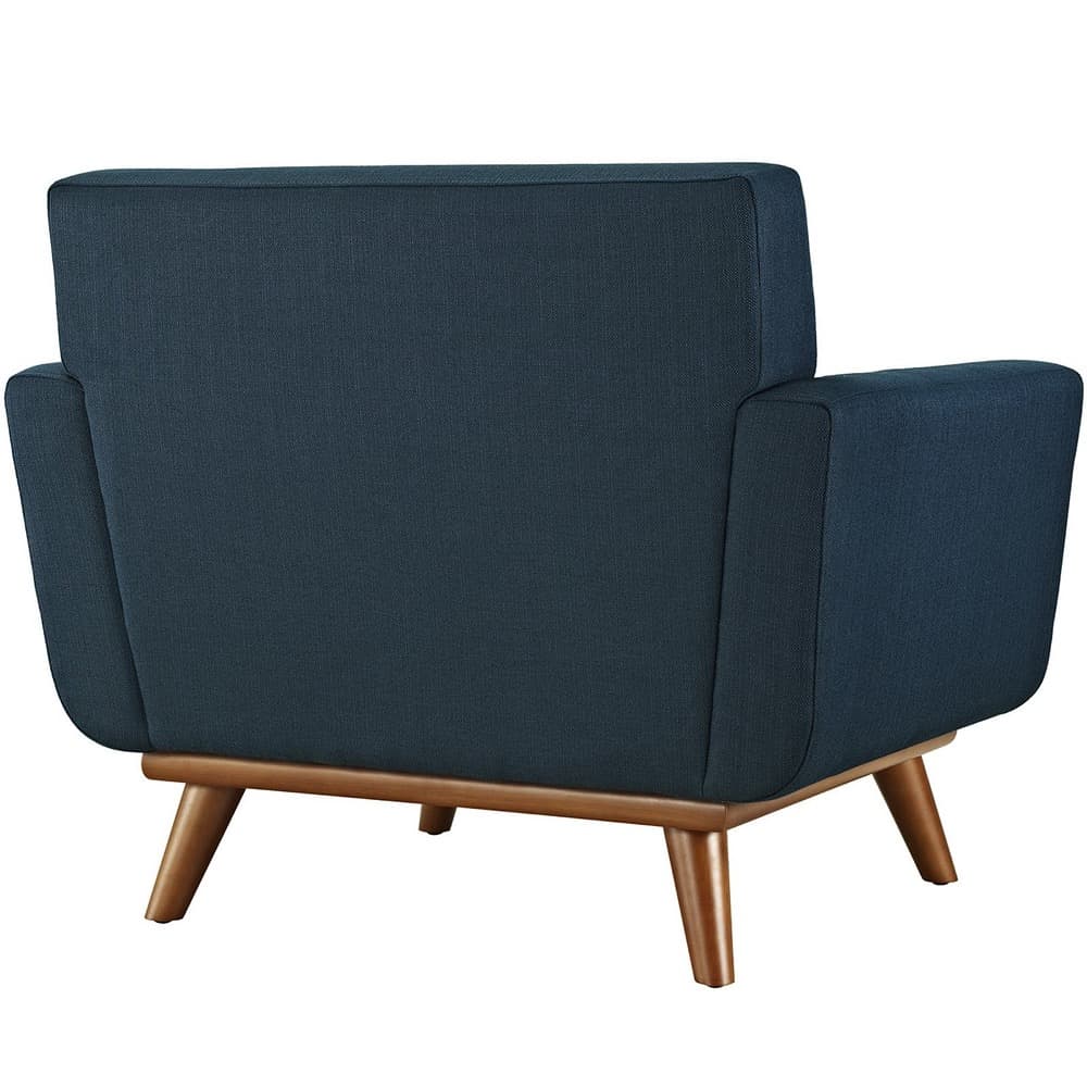 Engage 2 Piece Armchair and Ottoman in Azure by Modway - Image 4