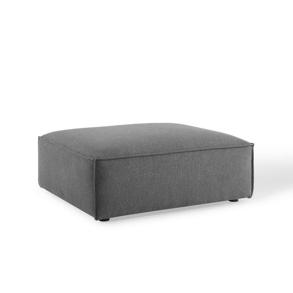 Restore Ottoman in Charcoal by Modway - Image 3