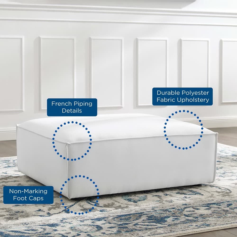Restore Ottoman in White by Modway - Image 7