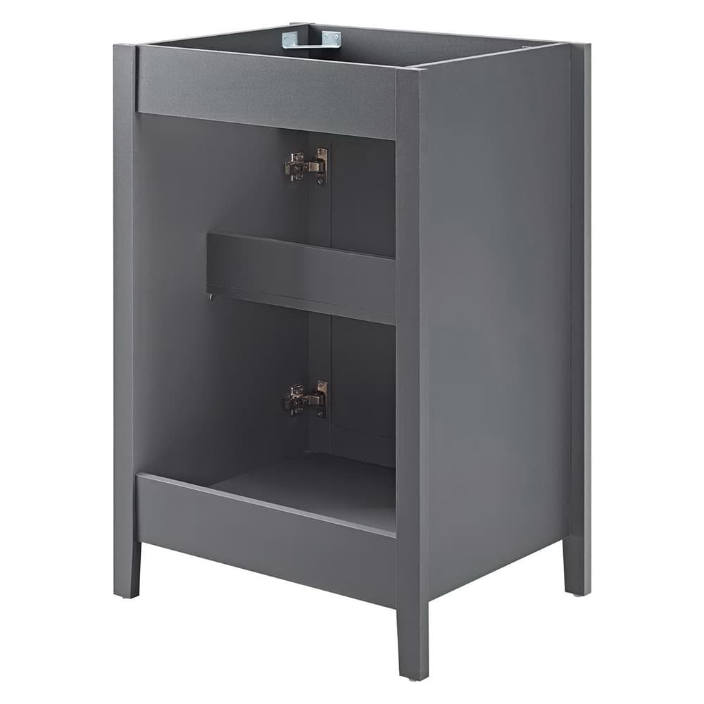 Nantucket 24" Bathroom Vanity Cabinet (Sink Basin Not Included) in Gray by Modway - Image 5