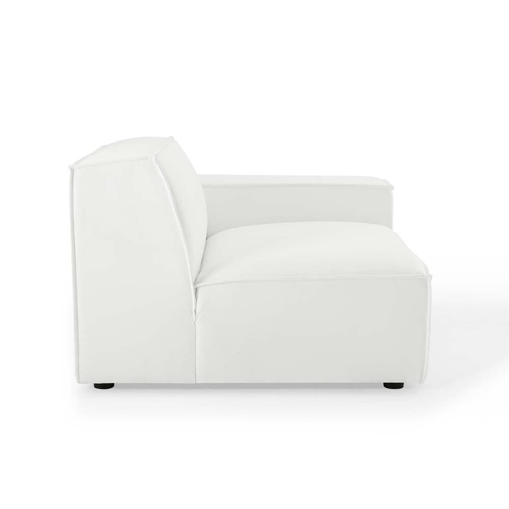 Restore 2-Piece Sectional Sofa in White by Modway - Image 4