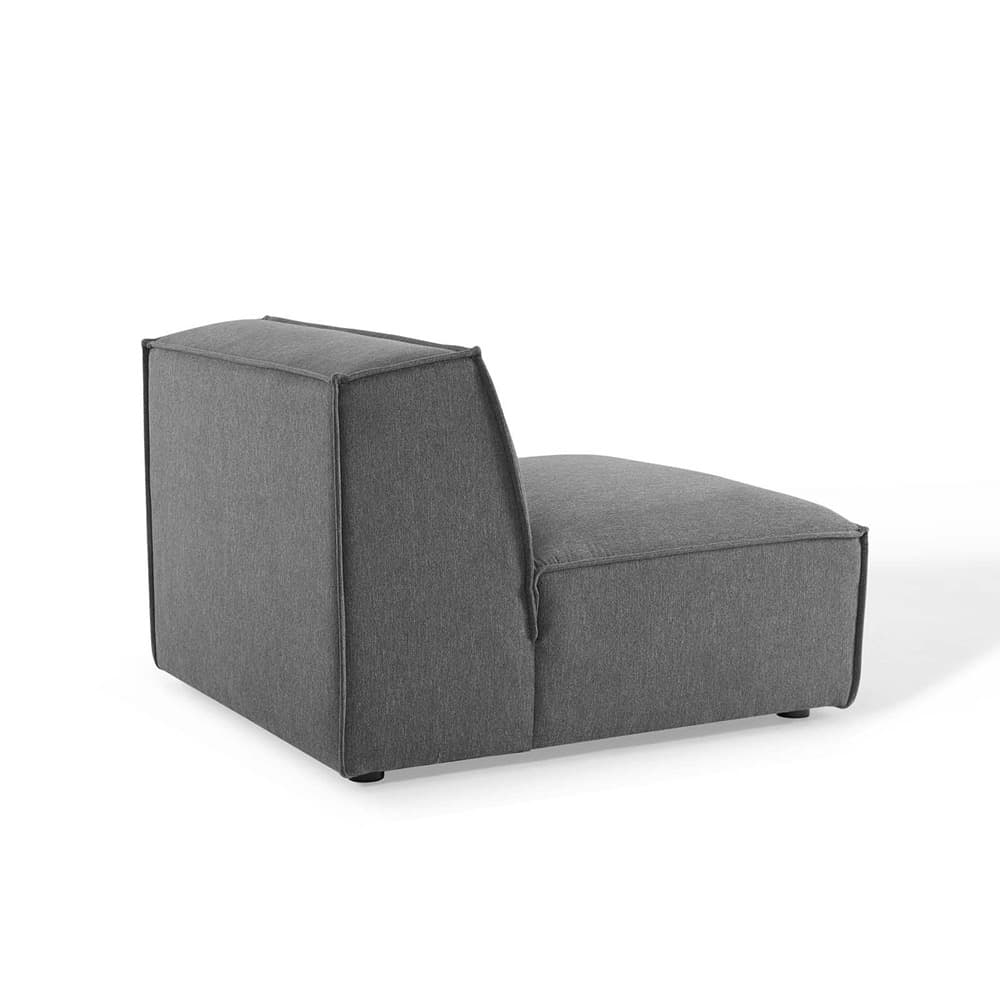 Restore 3-Piece Sectional Sofa in Charcoal by Modway - Image 10