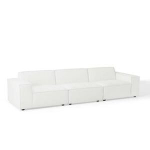 Restore 3-Piece Sectional Sofa in White by Modway