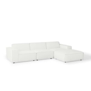 Restore 4-Piece Sectional Sofa in White by Modway