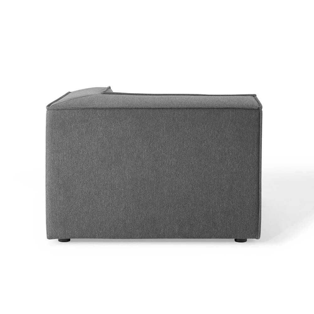 Restore 6-Piece Sectional Sofa in Charcoal by Modway - Image 8