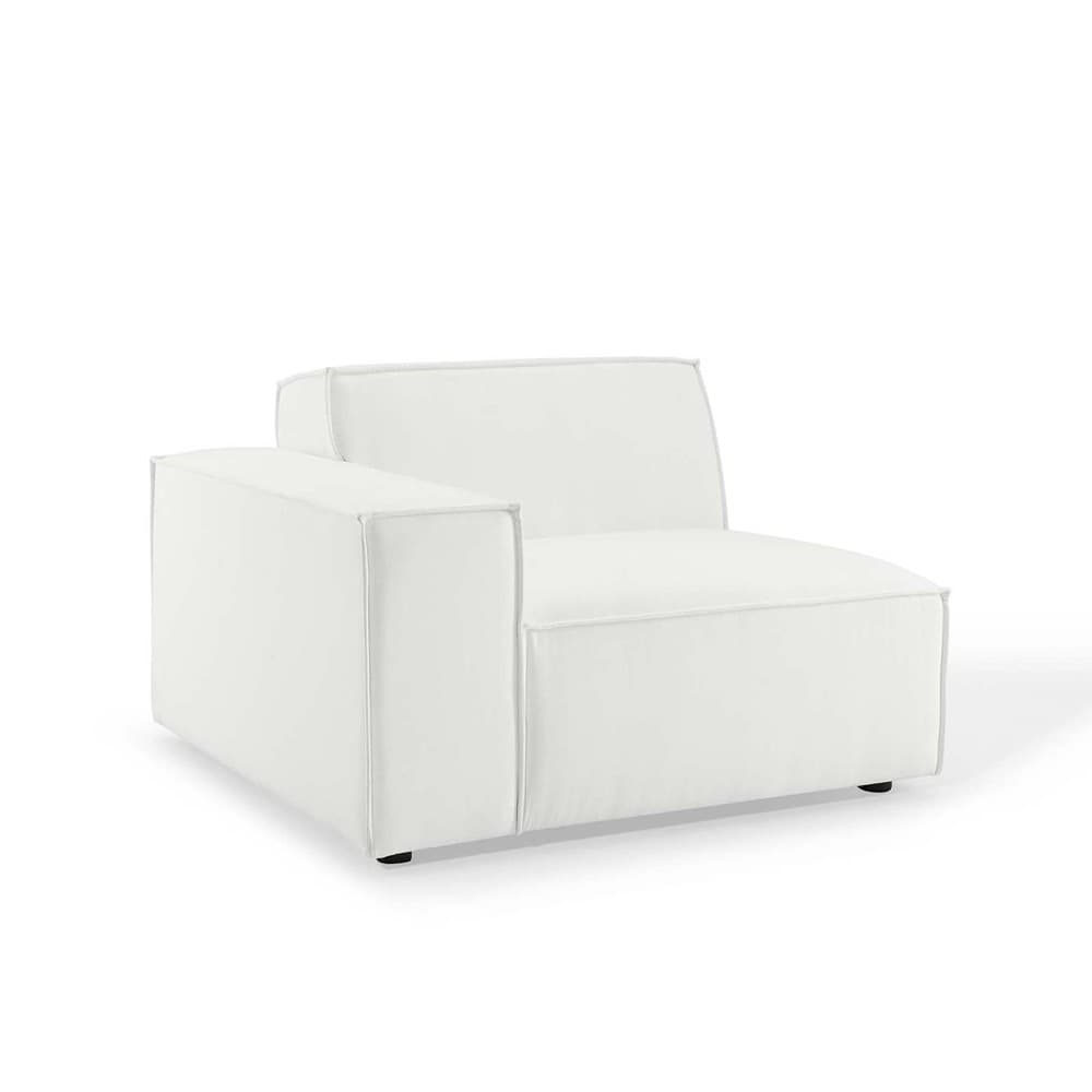 Restore 6-Piece Sectional Sofa in White by Modway - Image 5
