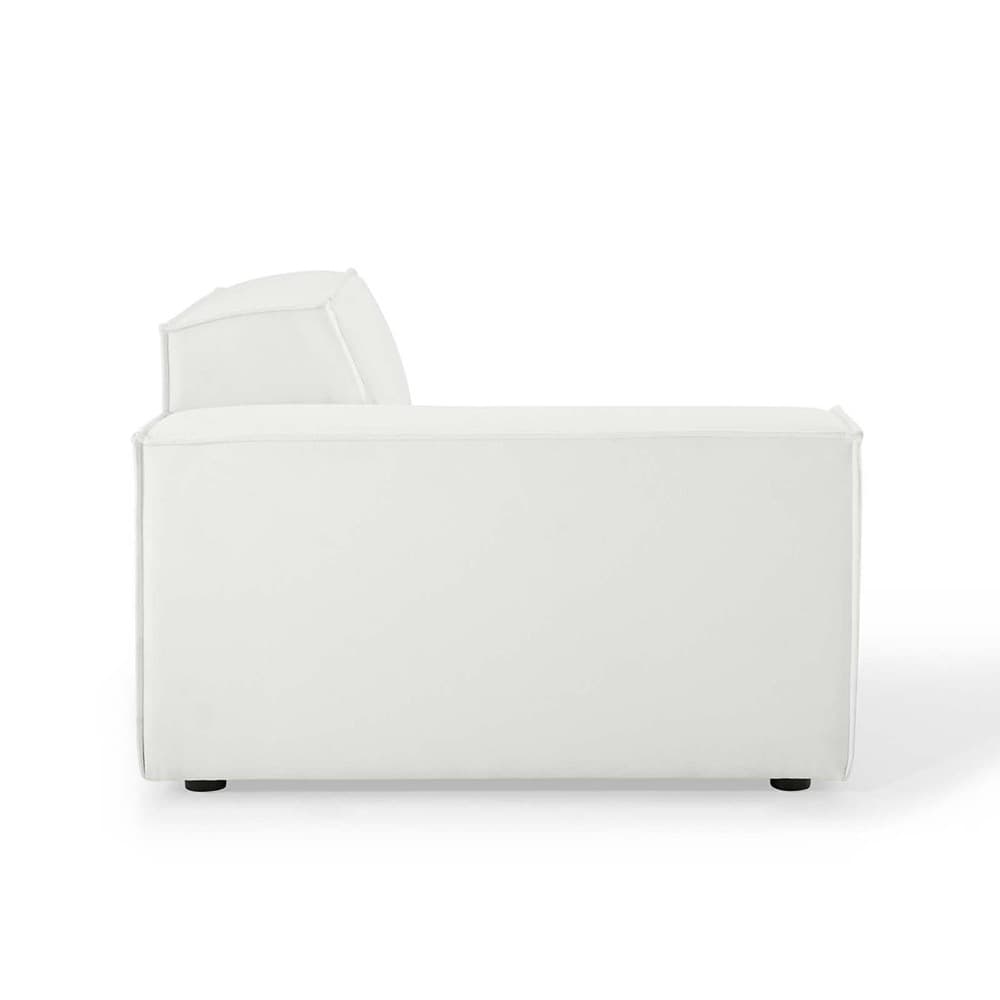 Restore 6-Piece Sectional Sofa in White by Modway - Image 6