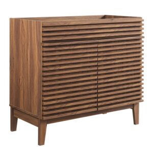 Render 36" Bathroom Vanity Cabinet in Walnut by Modway