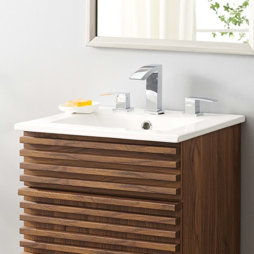 Cayman 18" Bathroom Sink in White by Modway - Image 5