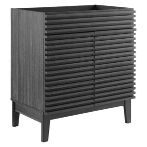 Render 30" Bathroom Vanity Cabinet (Sink Basin Not Included) in Charcoal by Modway
