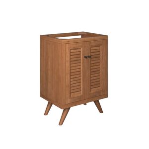 Birdie 24" Teak Wood Bathroom Vanity Cabinet (Sink Basin Not Included) in Natural by Modway
