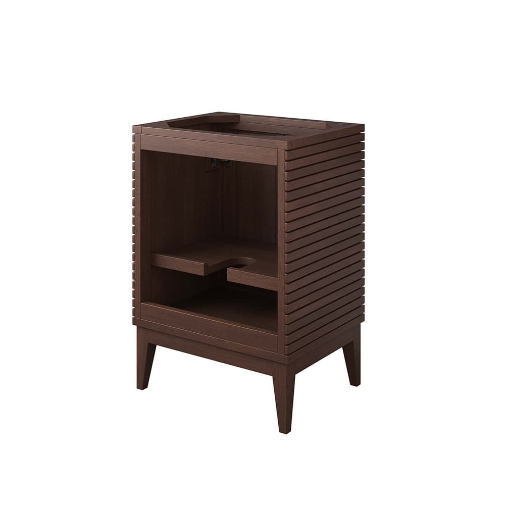 Ledger 24" Wood Bathroom Vanity Cabinet (Sink Basin Not Included) in Walnut by Modway - Image 8