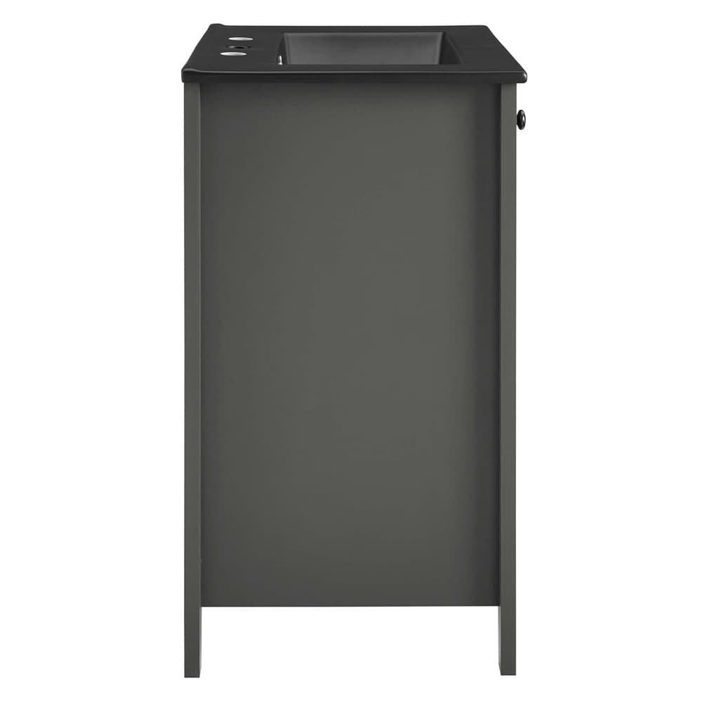 Nantucket 24" Bathroom Vanity in Gray Black by Modway - Image 5