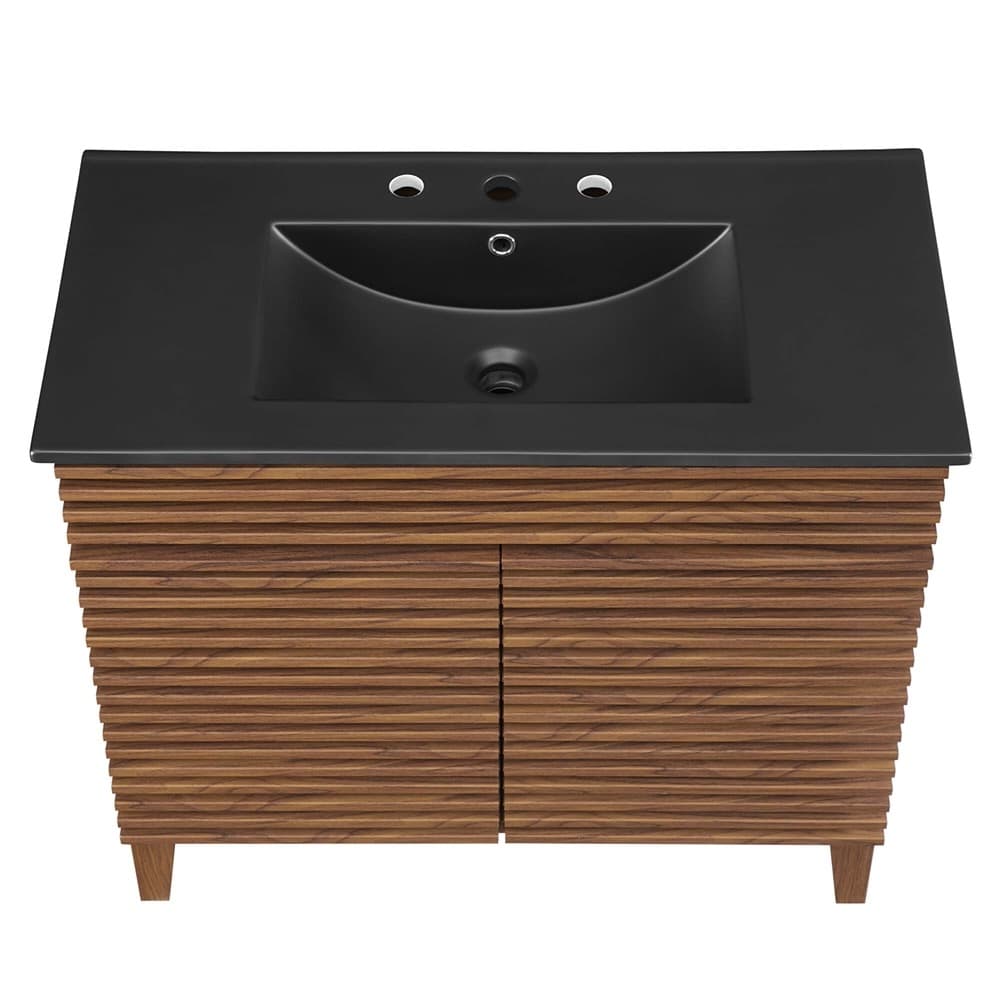 Render 36" Bathroom Vanity in Walnut Black by Modway - Image 6