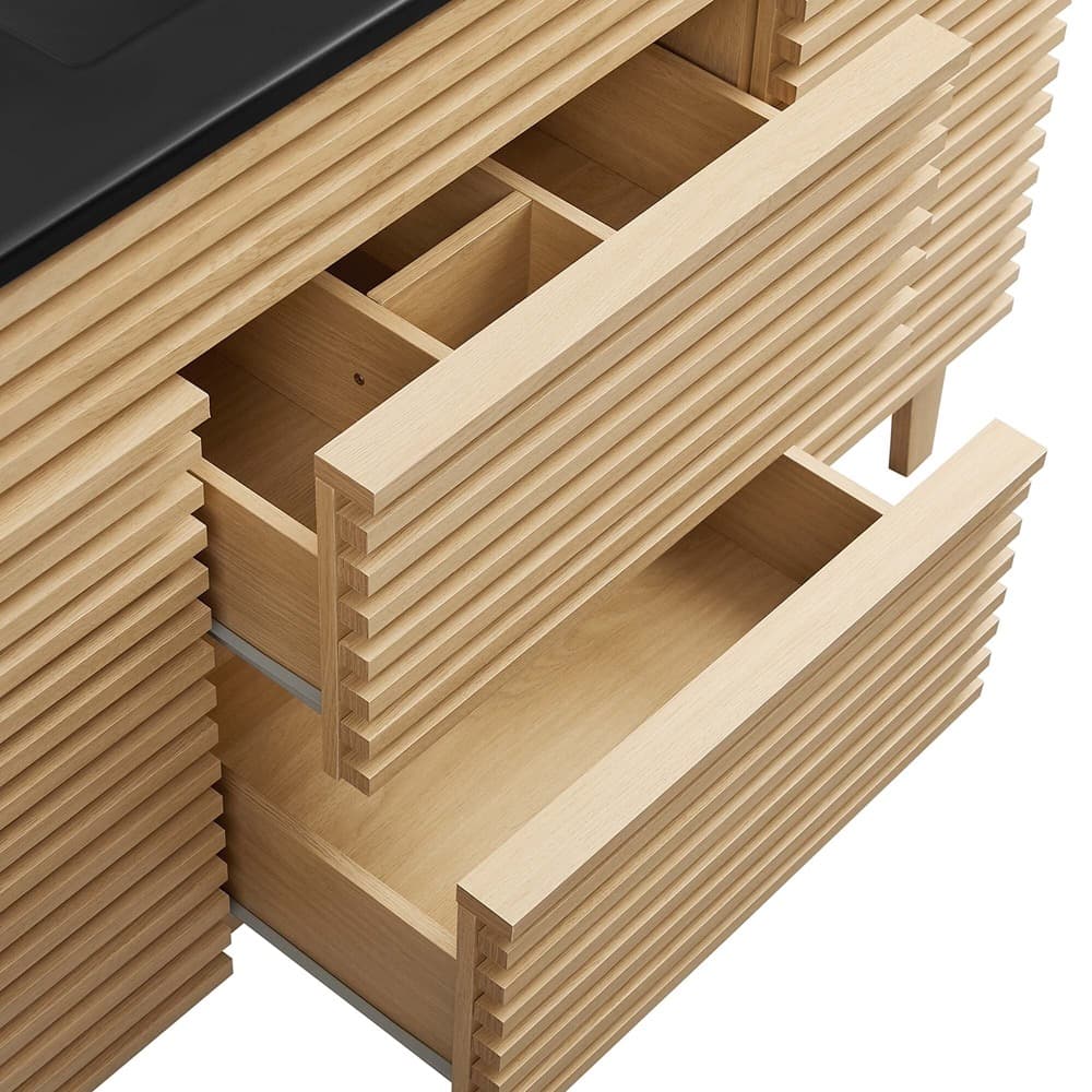 Render 48" Single Sink Bathroom Vanity in Oak Black by Modway - Image 7