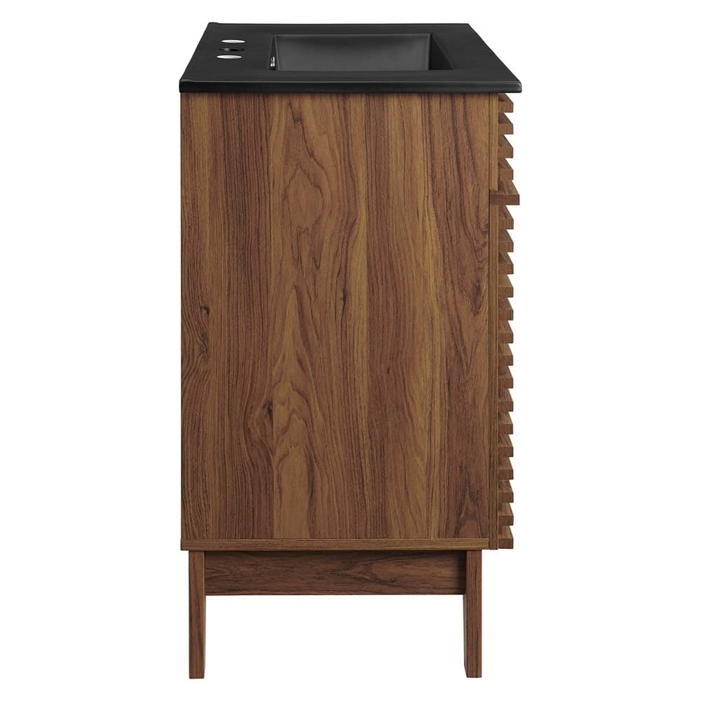 Render 30" Bathroom Vanity in Walnut Black by Modway - Image 5