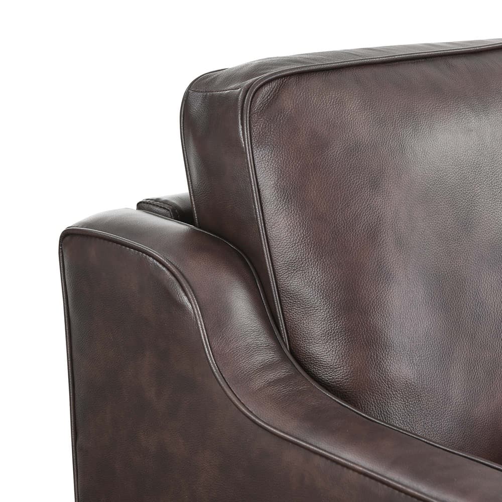 Impart Genuine Leather Sofa in Brown by Modway - Image 3