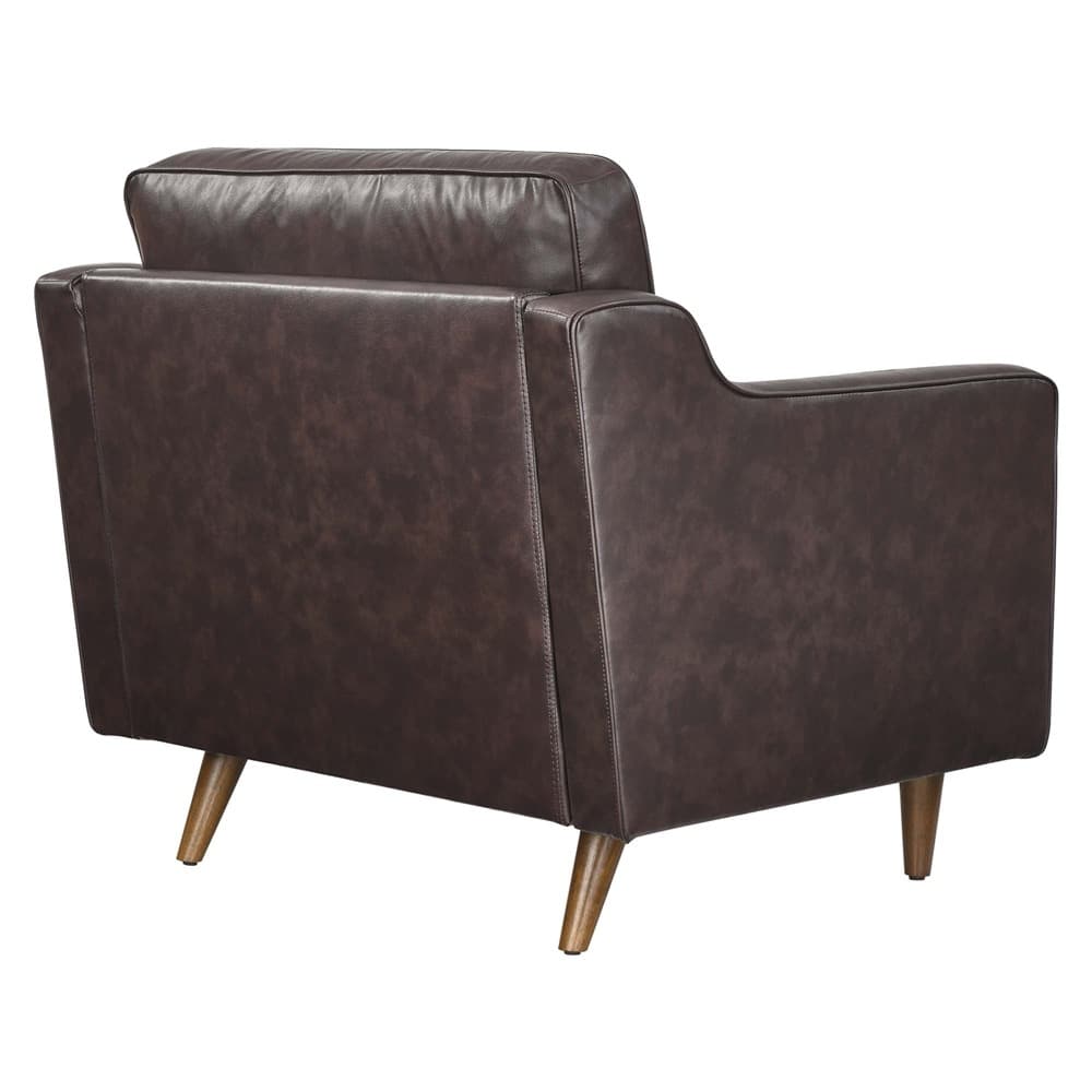 Impart Genuine Leather Armchair in Brown by Modway - Image 5