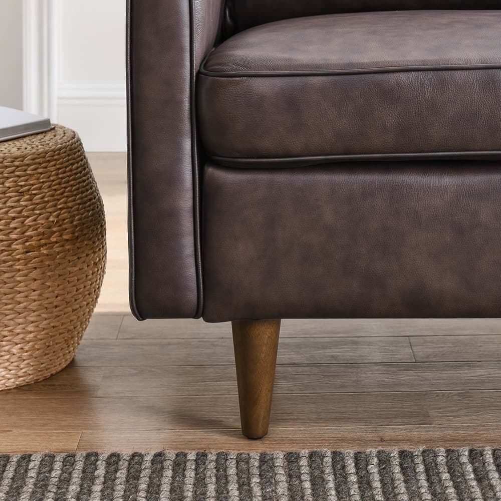 Impart Genuine Leather Armchair in Brown by Modway - Image 8