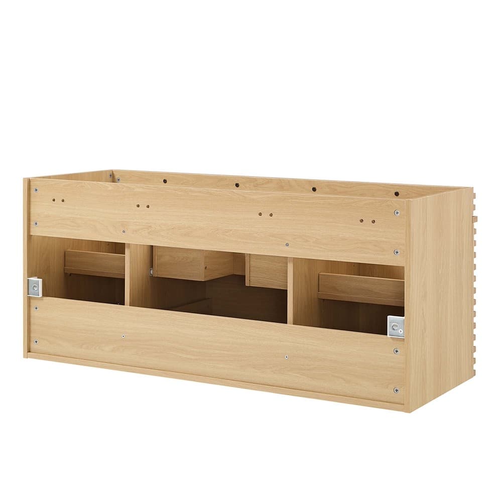 Render 48" Single Sink Compatible (Not Included) Bathroom Vanity Cabinet in Oak by Modway - Image 6
