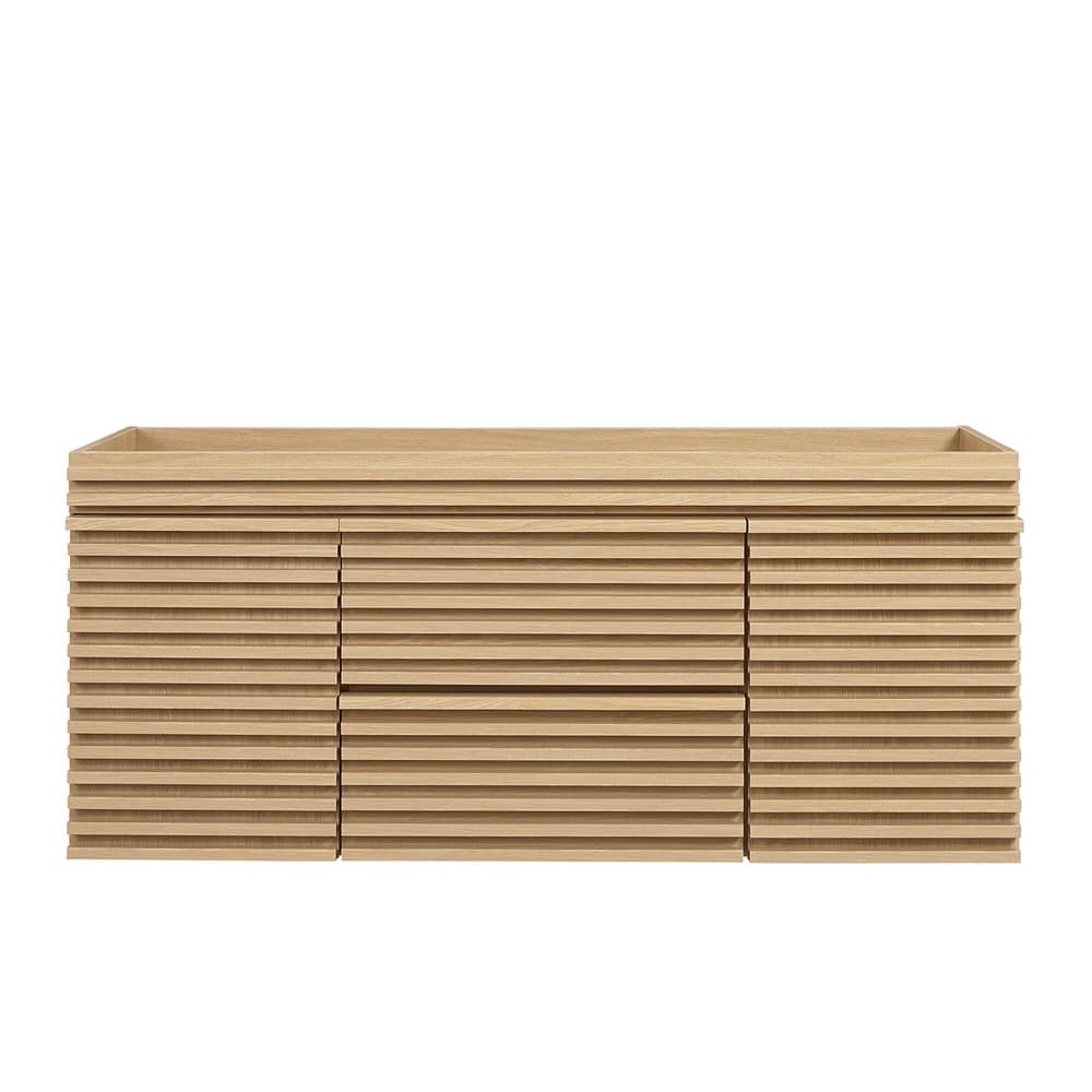 Render 48" Single Sink Compatible (Not Included) Bathroom Vanity Cabinet in Oak by Modway - Image 7