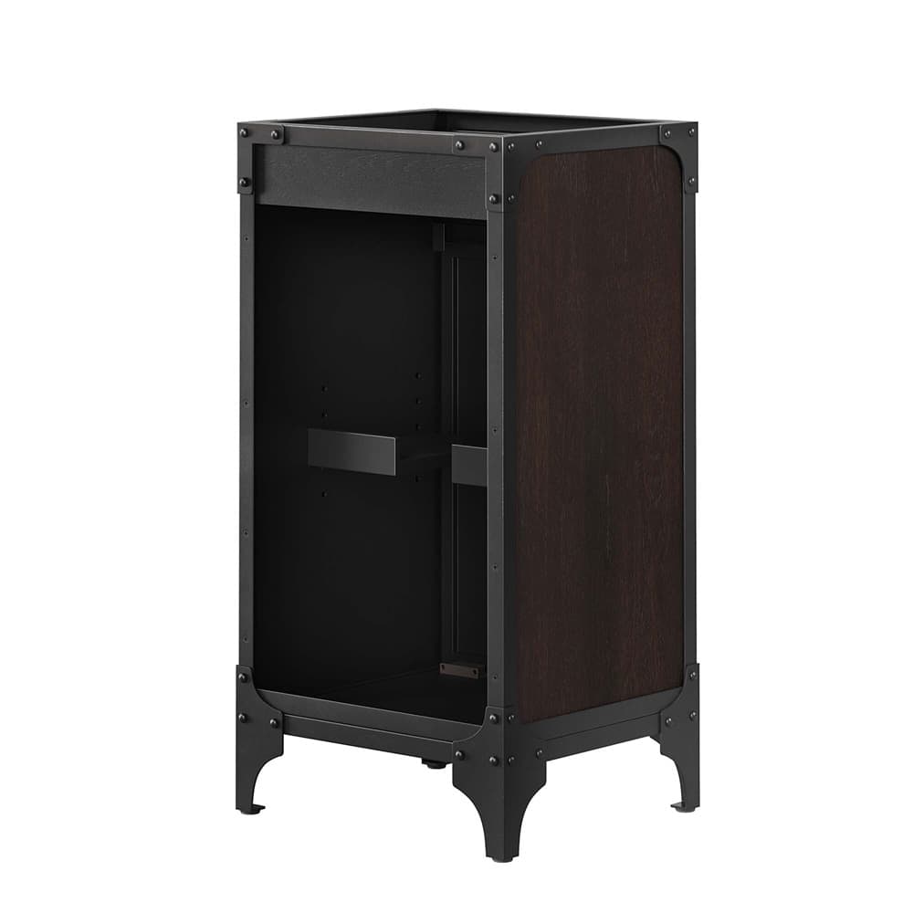 Steamforge 18" Bathroom Vanity in Black Black by Modway - Image 9