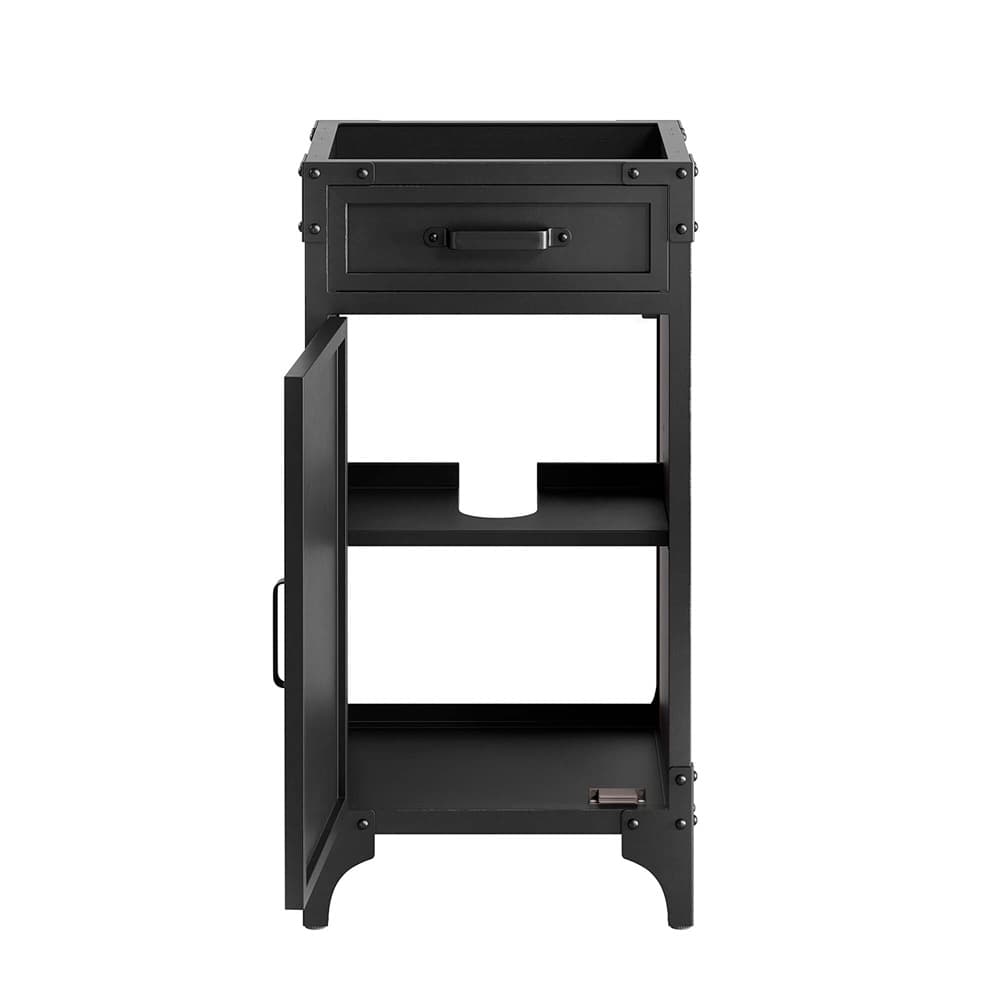 Steamforge 18" Bathroom Vanity Cabinet (Sink Basin Not Included) in Black Walnut by Modway - Image 7