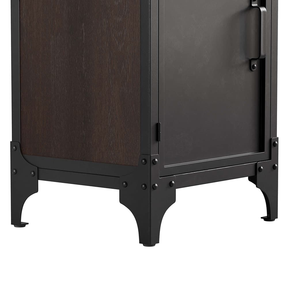 Steamforge 18" Bathroom Vanity Cabinet (Sink Basin Not Included) in Black Walnut by Modway - Image 8