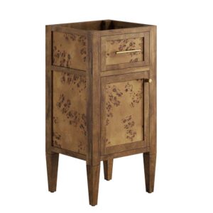 Elysian 18" Wood Bathroom Vanity Cabinet (Sink Basin Not Included) in Brown by Modway