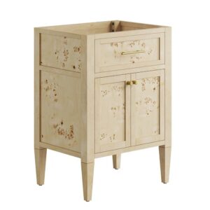 Elysian 24" Wood Bathroom Vanity Cabinet (Sink Basin Not Included) in Burgundy by Modway