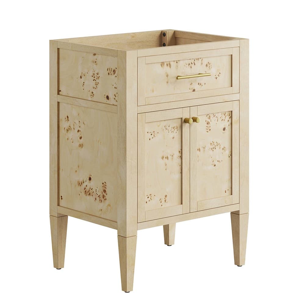 Elysian 24" Wood Bathroom Vanity Cabinet (Sink Basin Not Included) in Burgundy by Modway