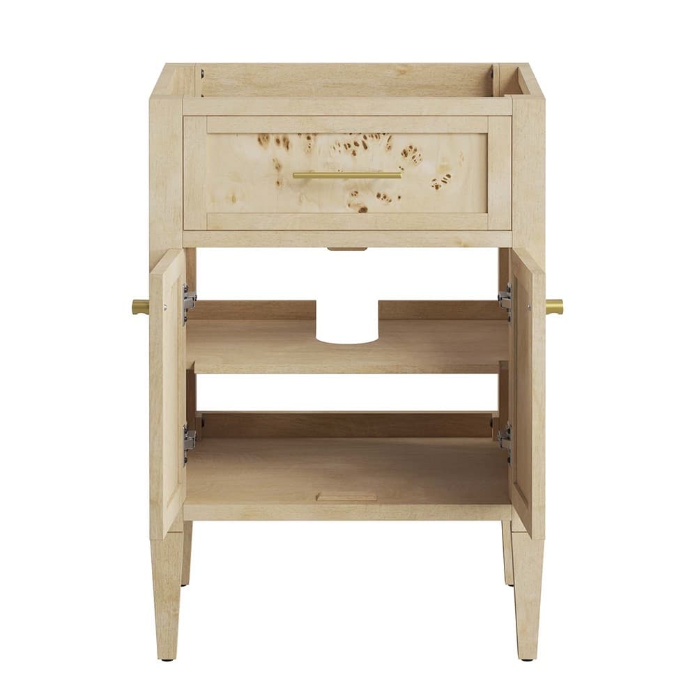 Elysian 24" Wood Bathroom Vanity Cabinet (Sink Basin Not Included) in Burgundy by Modway - Image 8