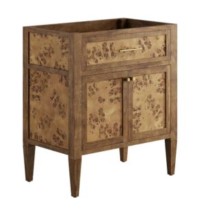 Elysian 30" Bathroom Vanity Cabinet (Sink Basin Not Included) in Brown by Modway