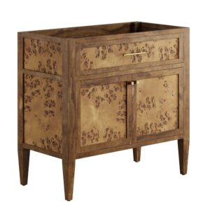 Elysian 36" Wood Bathroom Vanity Cabinet (Sink Basin Not Included) in Brown by Modway