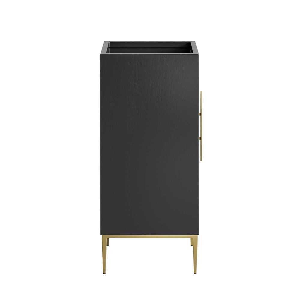 Awaken 18" Bathroom Vanity Cabinet in Black by Modway - Image 4