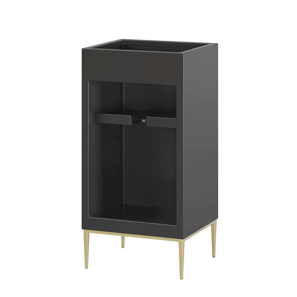 Awaken 18" Bathroom Vanity Cabinet in Black by Modway - Image 5